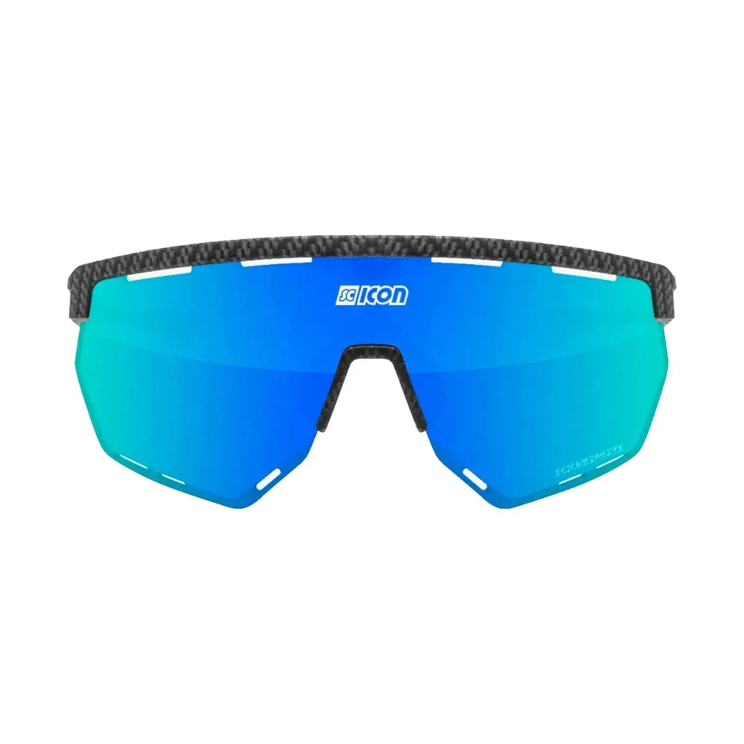 SCICON Aerowing Eyewear - Carbon Matt/Multimirror Blue