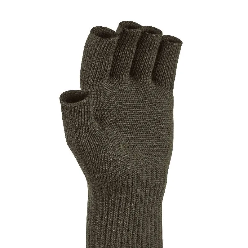 SealSkinz Thornham Fingerless Merino Gloves - Olive