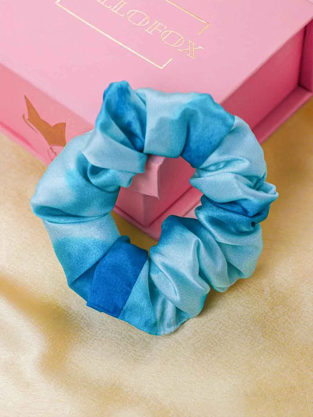 Tie & Dye Scrunchies Blue