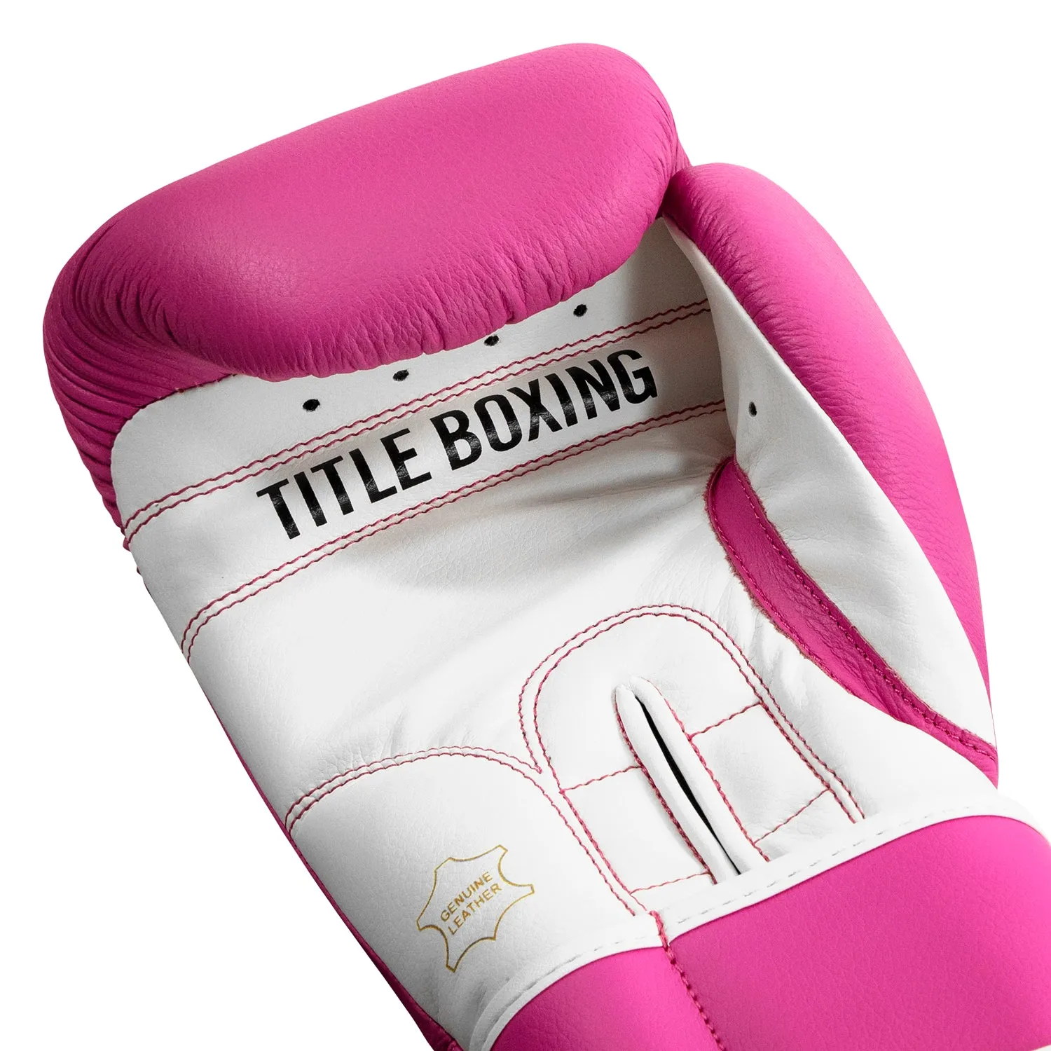 TITLE Boxing Pro Style Leather Training Gloves 3.0