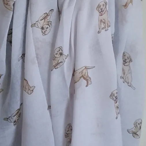 White Labrador Scarf