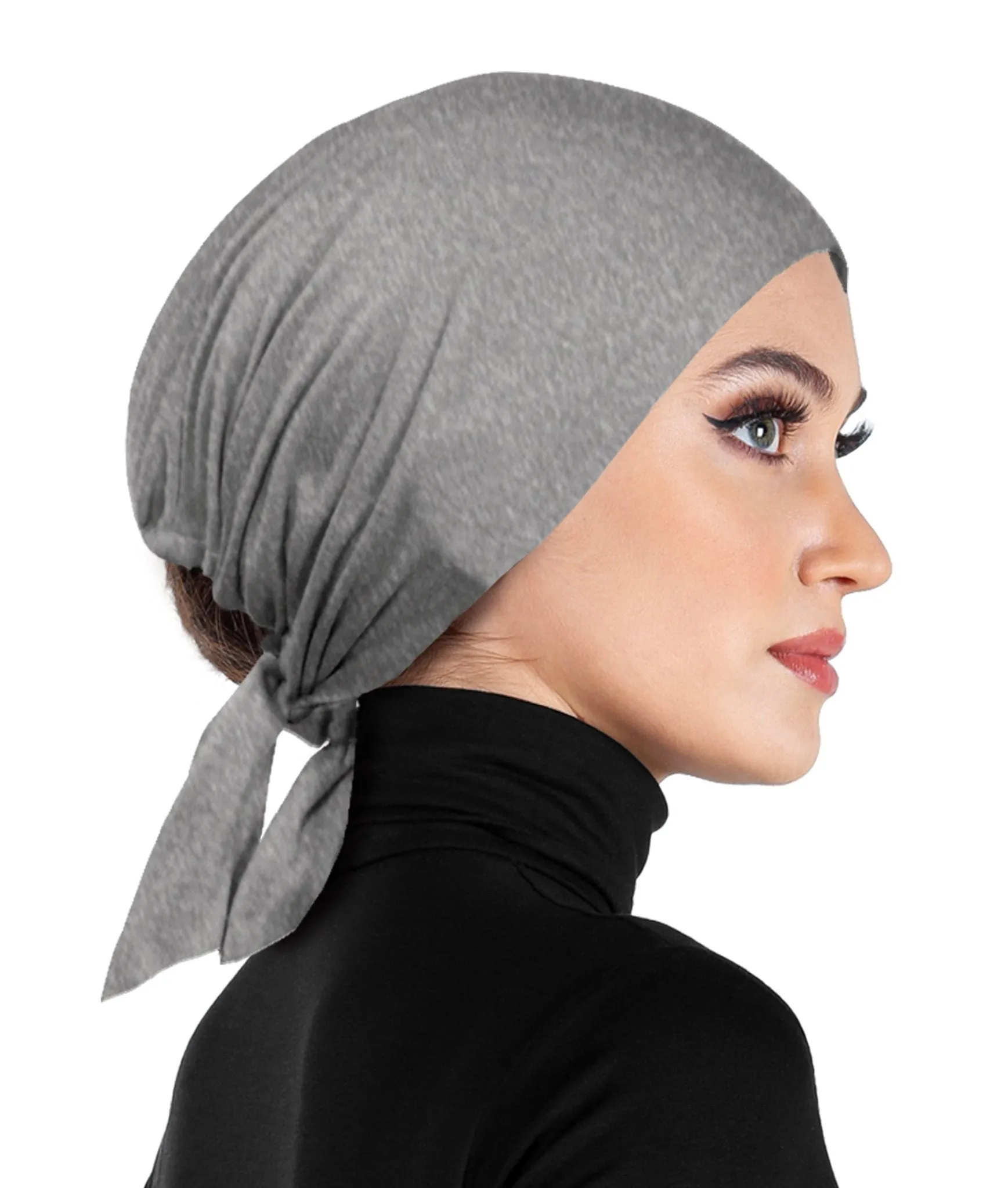 Wholesale Cotton Bonnet Hijab Caps with ties one Dozen