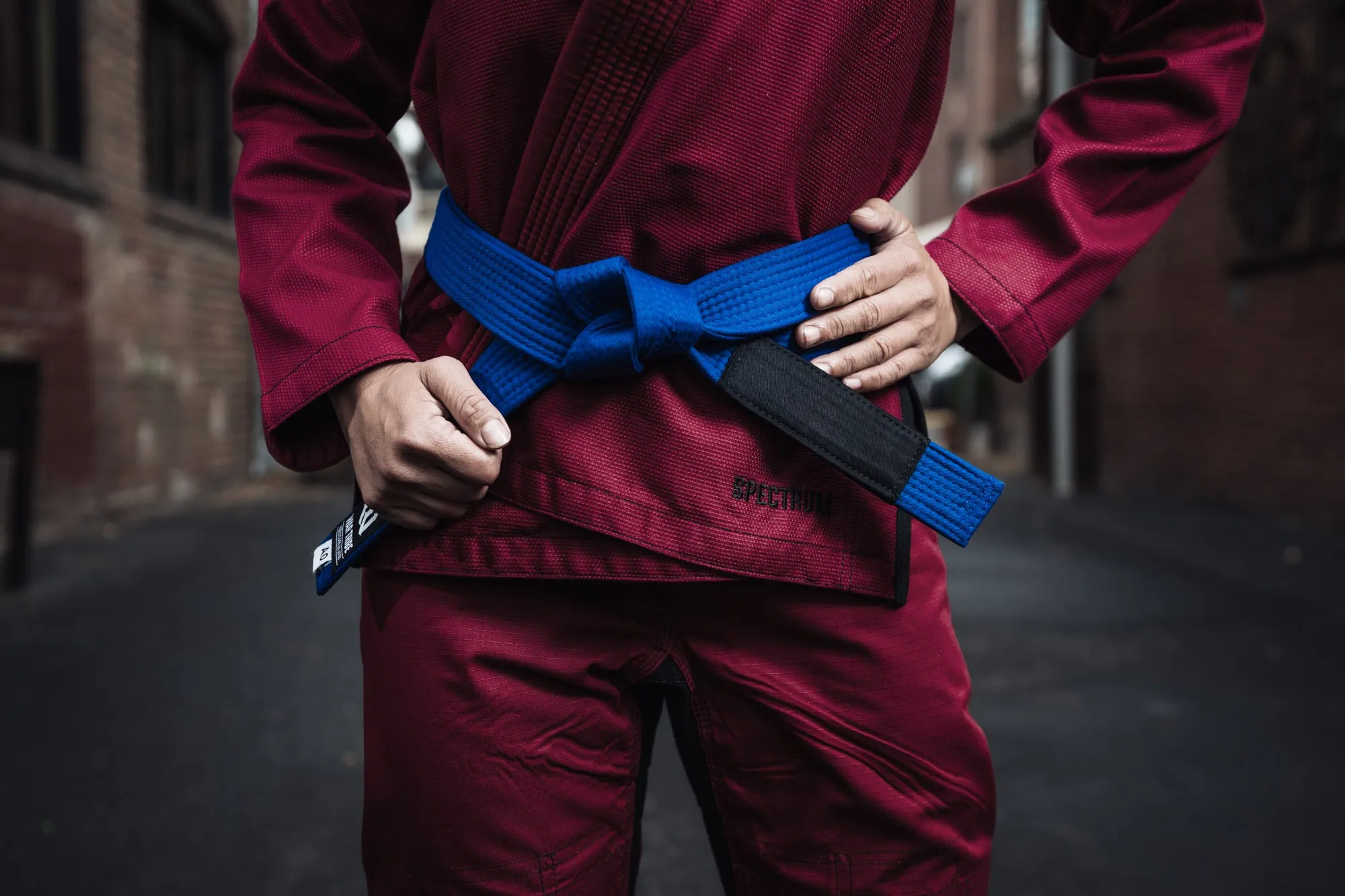 Women's Spectrum Maroon Jiu Jitsu Gi