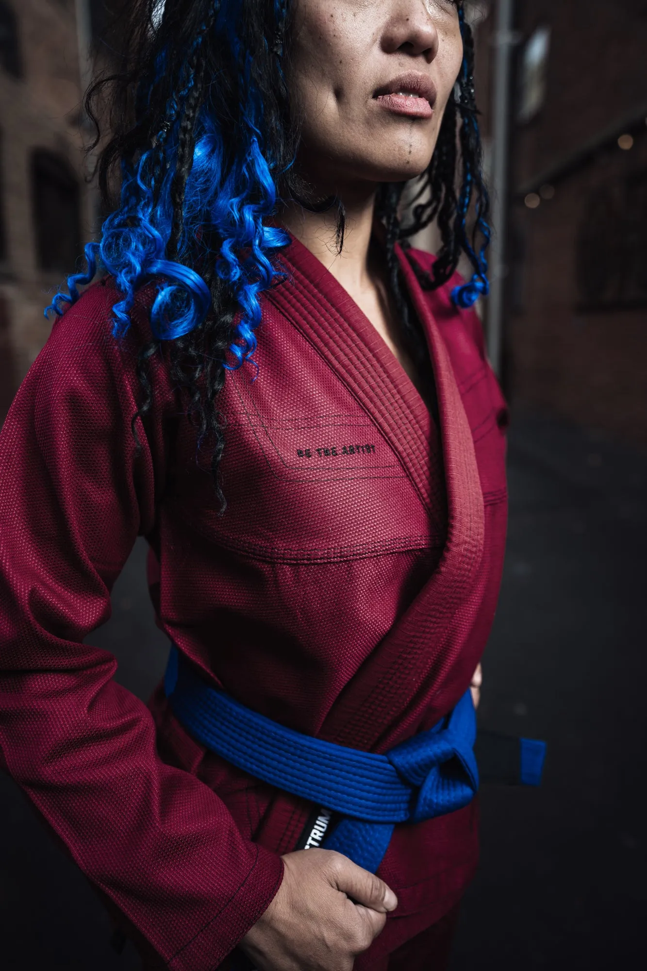 Women's Spectrum Maroon Jiu Jitsu Gi